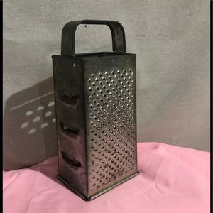 Antique grater & flour sifter